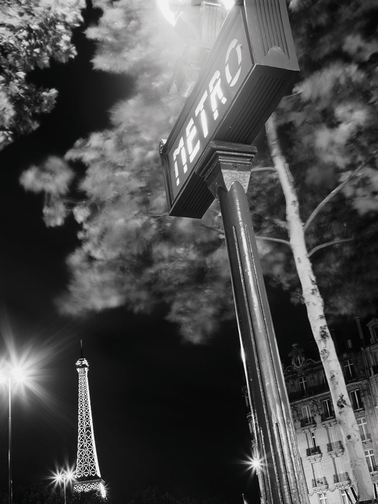 Metro handcrafted art work on canvas or framed canvas prints by Moises Levy 