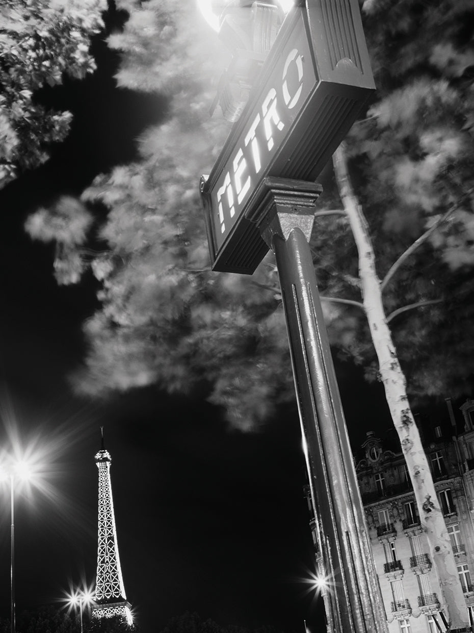 Metro handcrafted art work on canvas or framed canvas prints by Moises Levy 