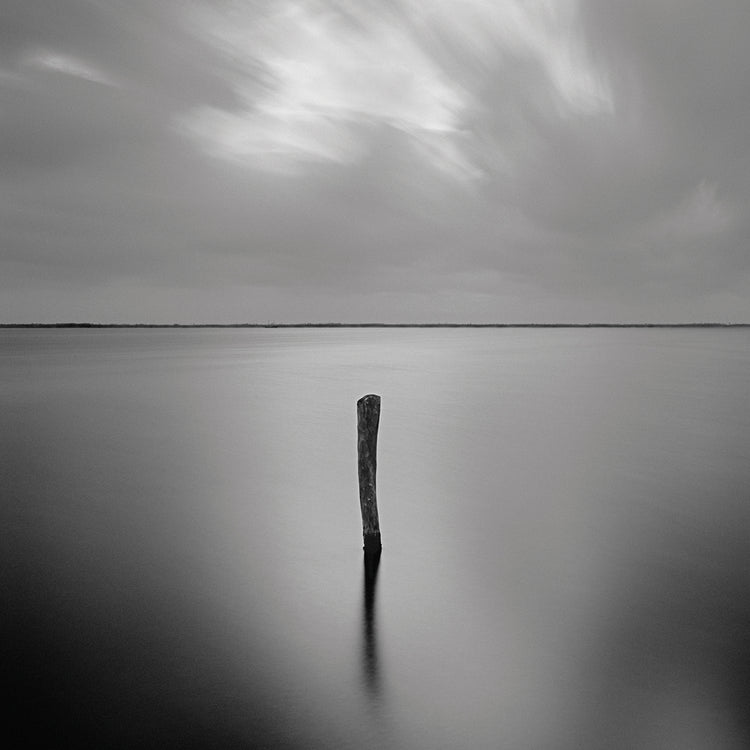 Solitude handcrafted art work on canvas or framed canvas prints by Moises Levy 