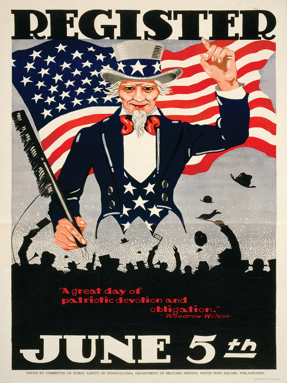 Registro 5 de junio de 1917, WWI Canvas Art