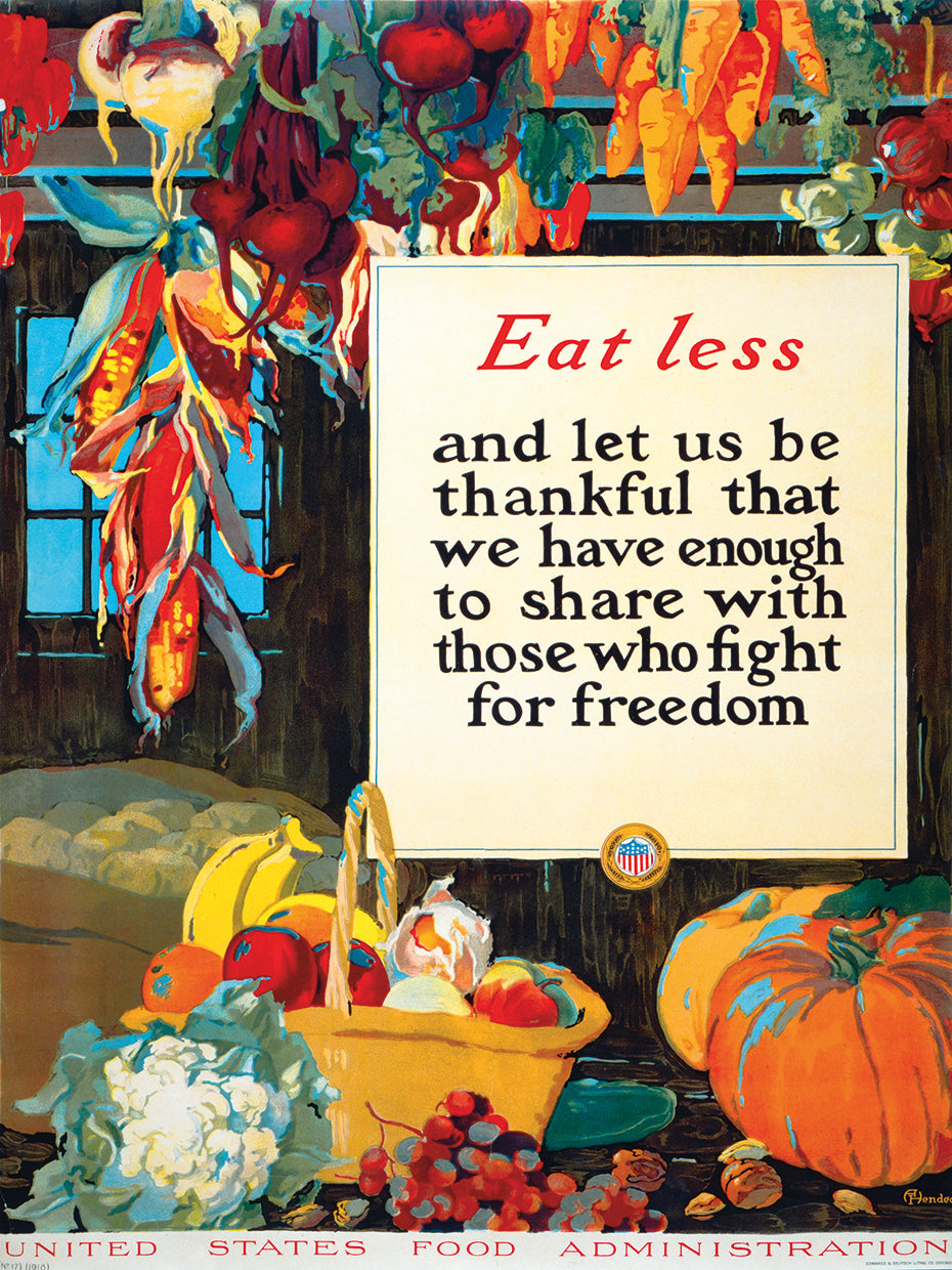 Eat Less, and Let us be Thankful