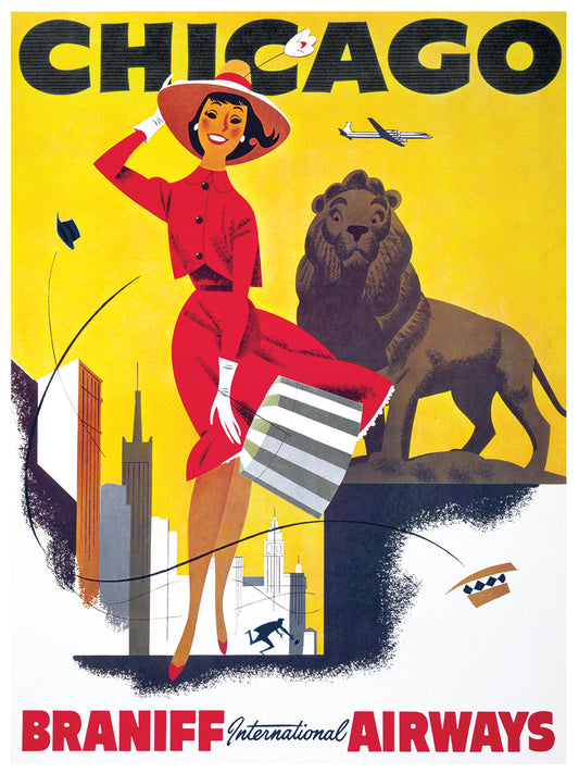 Chicago, Braniff International Airways Canvas Print