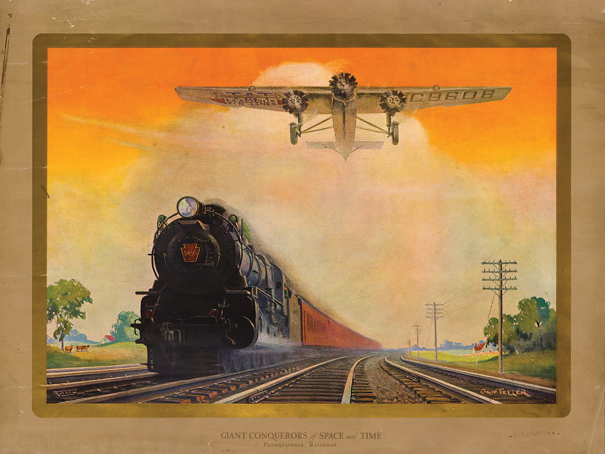 Giant Conquerers of Space and Time Pennsylvania Railroad