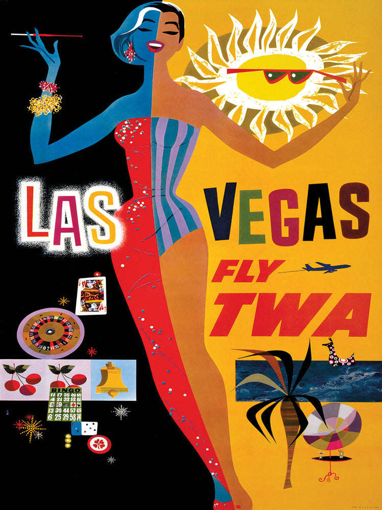 Las Vegas, Fly TWA Lienzo