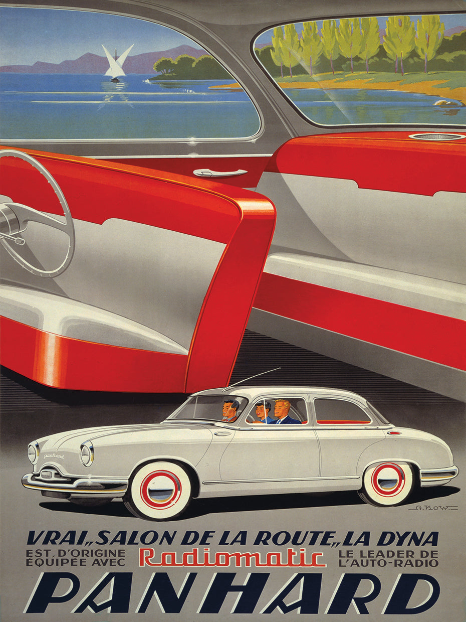 Panhard Automobiler by Mediterranean Beach
