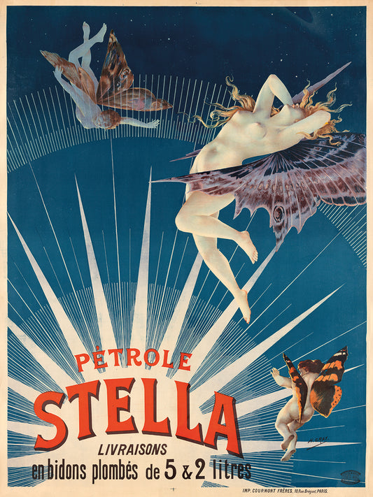 Pétrole Stella Canvas Print