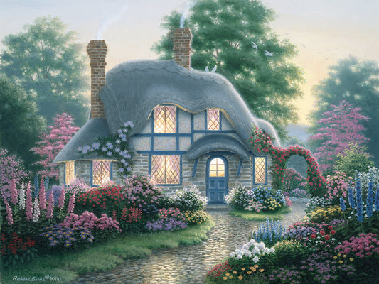 Twilight At Tilden Cottage Canvas Art