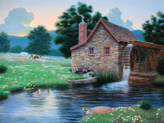 Country Mill Soft Canvas Art