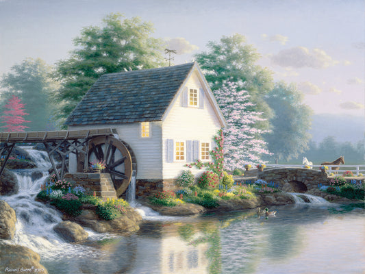 The Miller's Pond Canvas Art