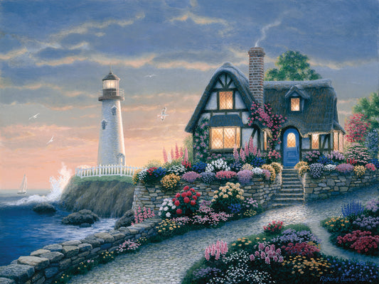 Lighthouse Overlook Canvas Art