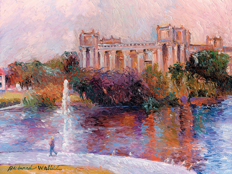 San Francisco handcrafted art work on canvas or framed canvas prints by Richard Wallich 