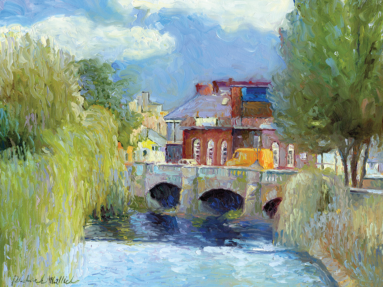 Ricky's Trip To Europe handcrafted art work on canvas or framed canvas prints by Richard Wallich 