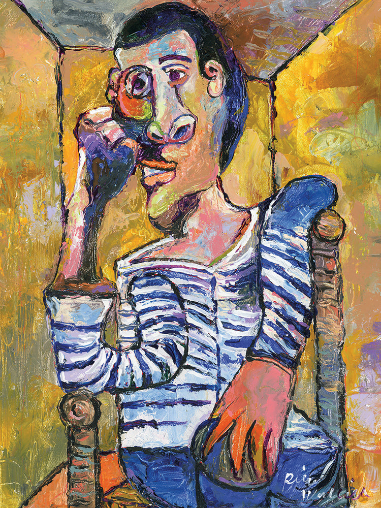 Picasso by Richard Wallich art work on canvas or framed canvas prints