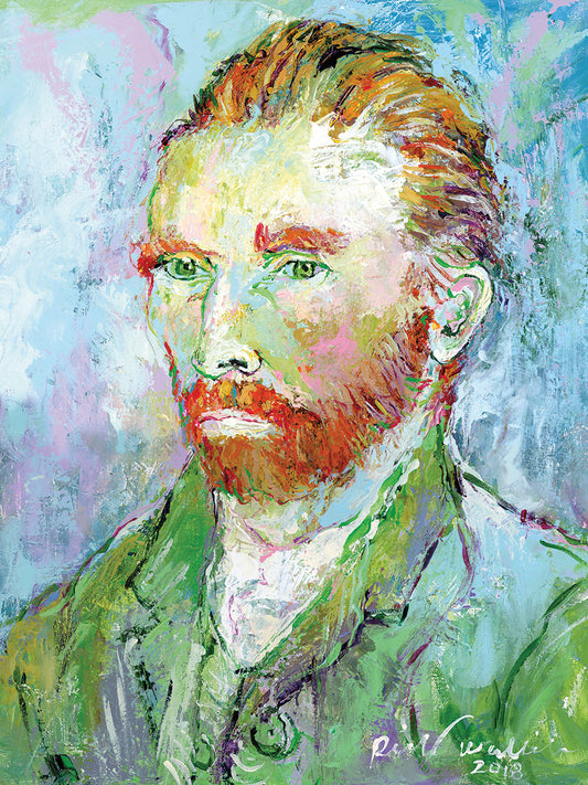 Van Gogh by Richard Wallich art work on canvas or framed canvas prints