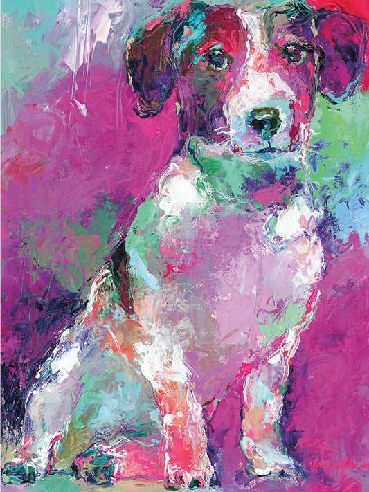 Art Russell Terrier Canvas Print