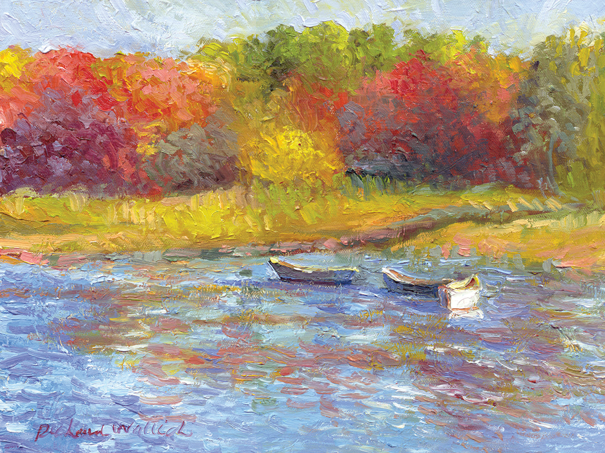 Kennibunkport handcrafted art work on canvas or framed canvas prints by Richard Wallich 