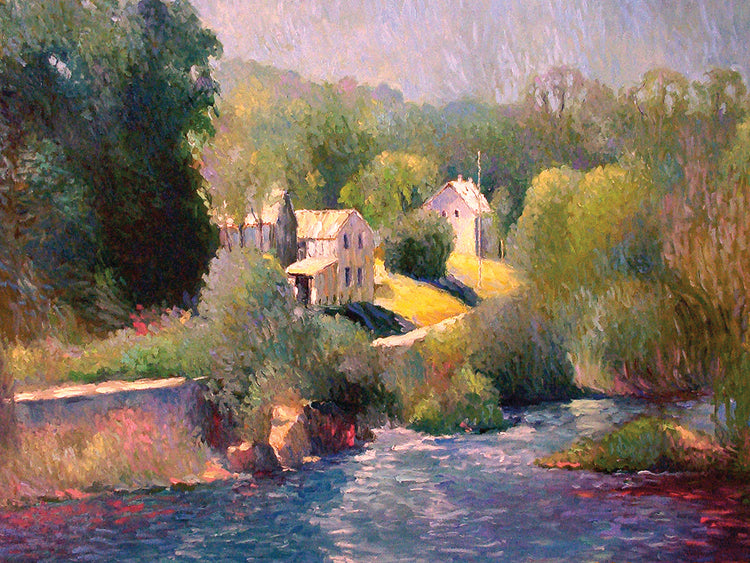 Bradford handcrafted art work on canvas or framed canvas prints by Richard Wallich 