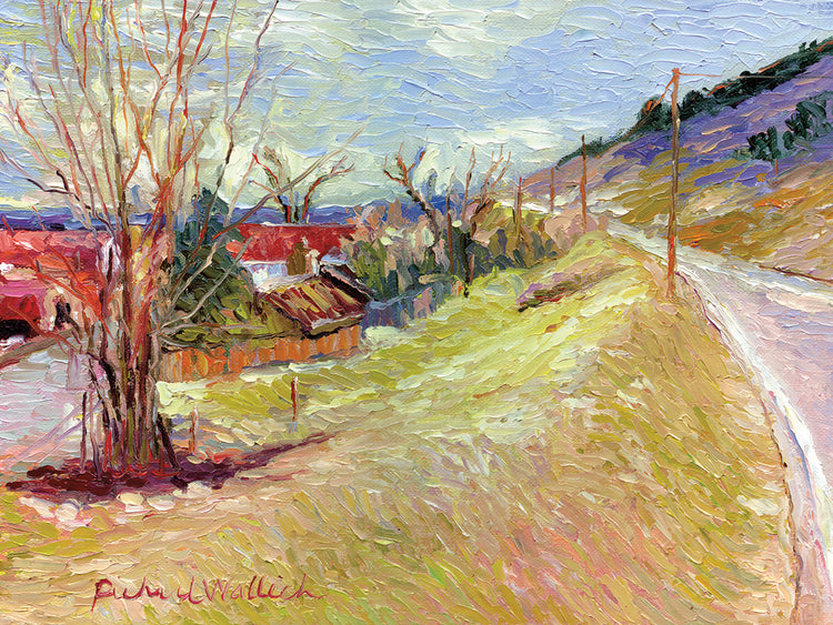 Rooney Ranch 5 handcrafted art work on canvas or framed canvas prints by Richard Wallich 