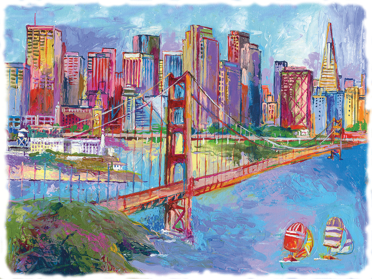 Sanft 1 handcrafted art work on canvas or framed canvas prints by Richard Wallich 