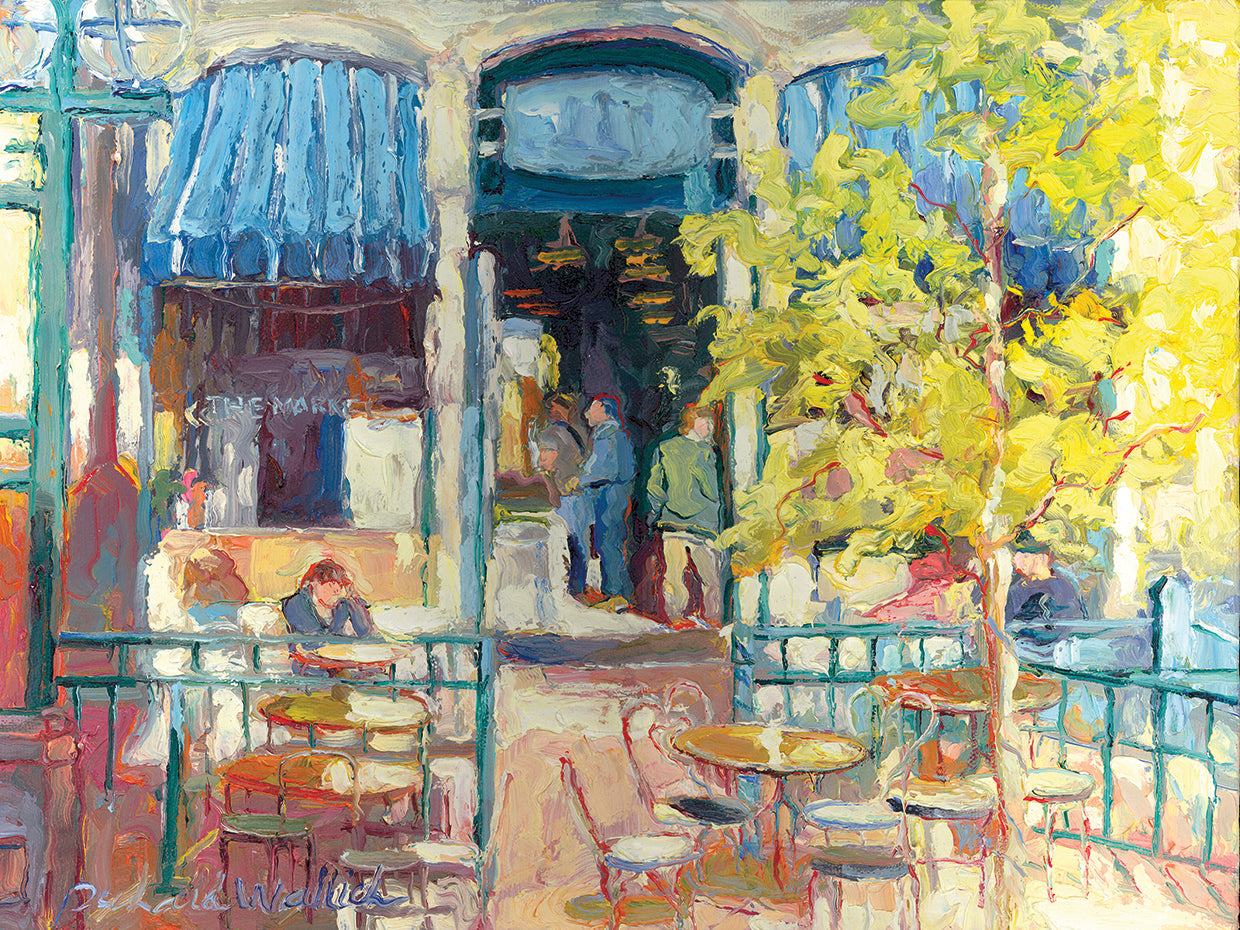 Denver A handcrafted art work on canvas or framed canvas prints by Richard Wallich 