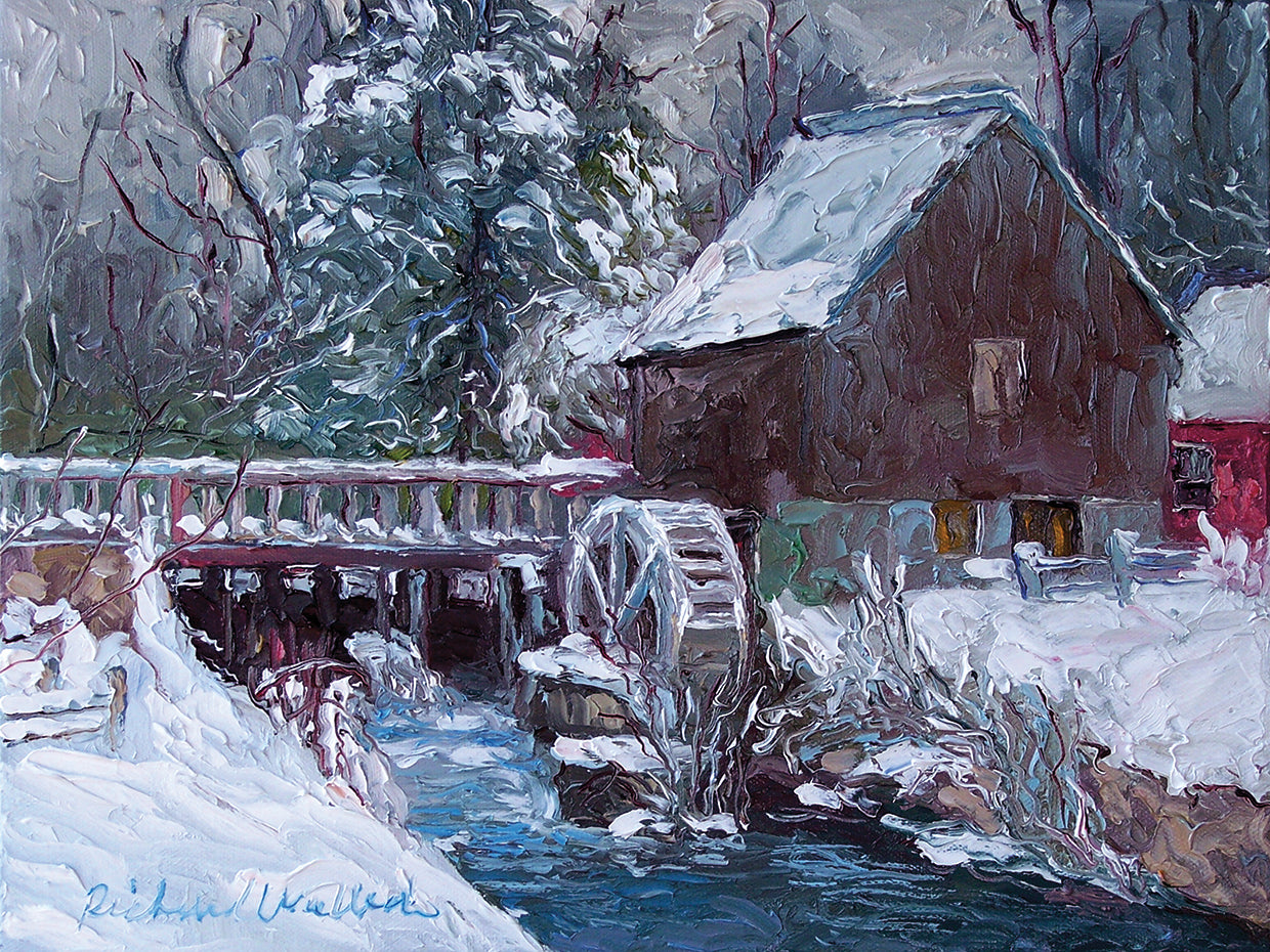 Gilbert handcrafted art work on canvas or framed canvas prints by Richard Wallich 