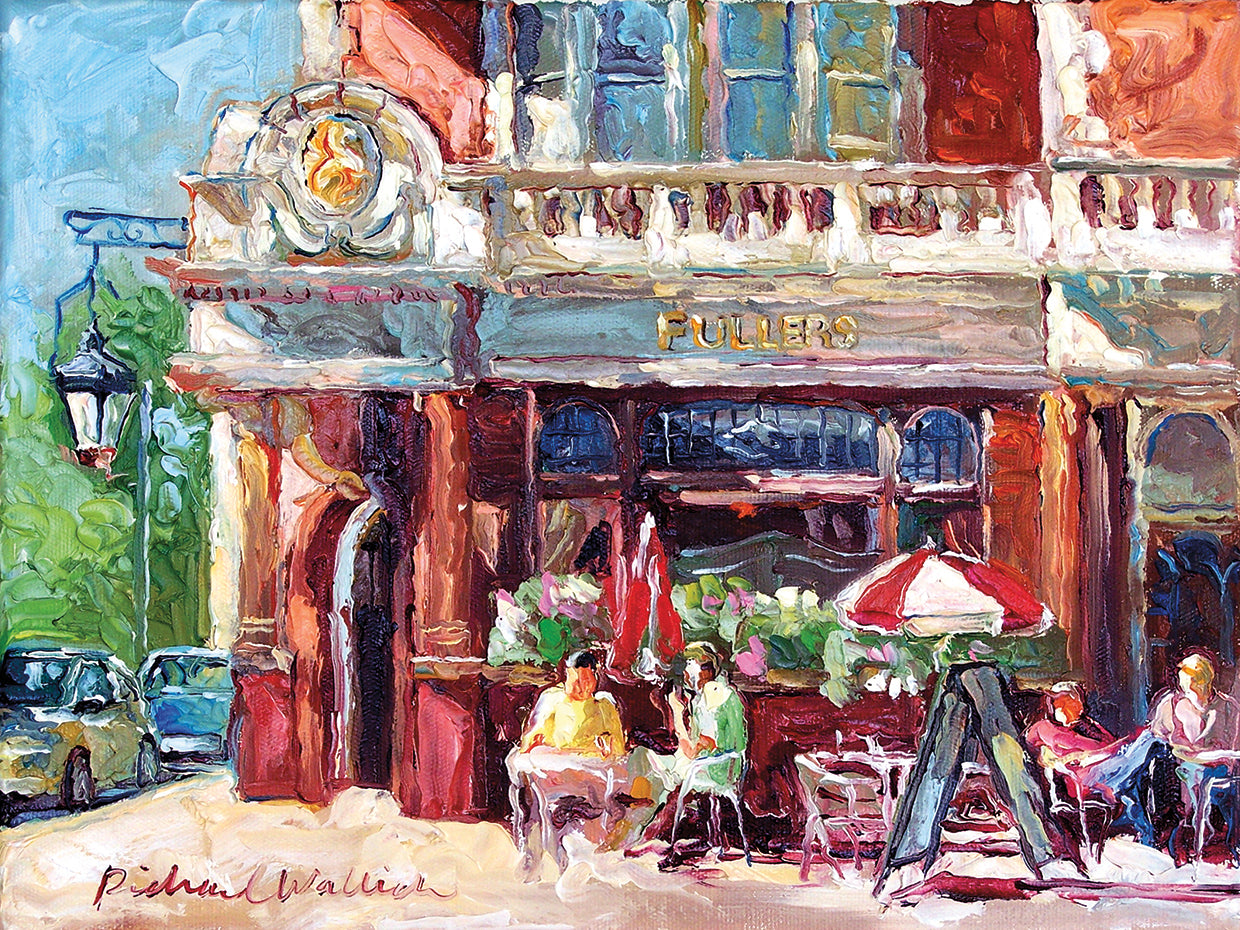 Fullers handcrafted art work on canvas or framed canvas prints by Richard Wallich 