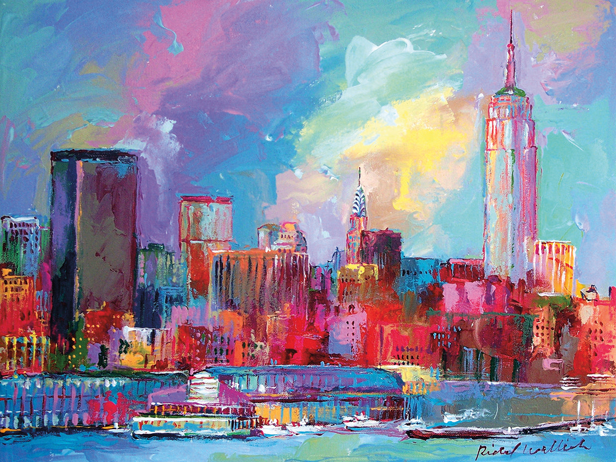 Empire handcrafted art work on canvas or framed canvas prints by Richard Wallich 