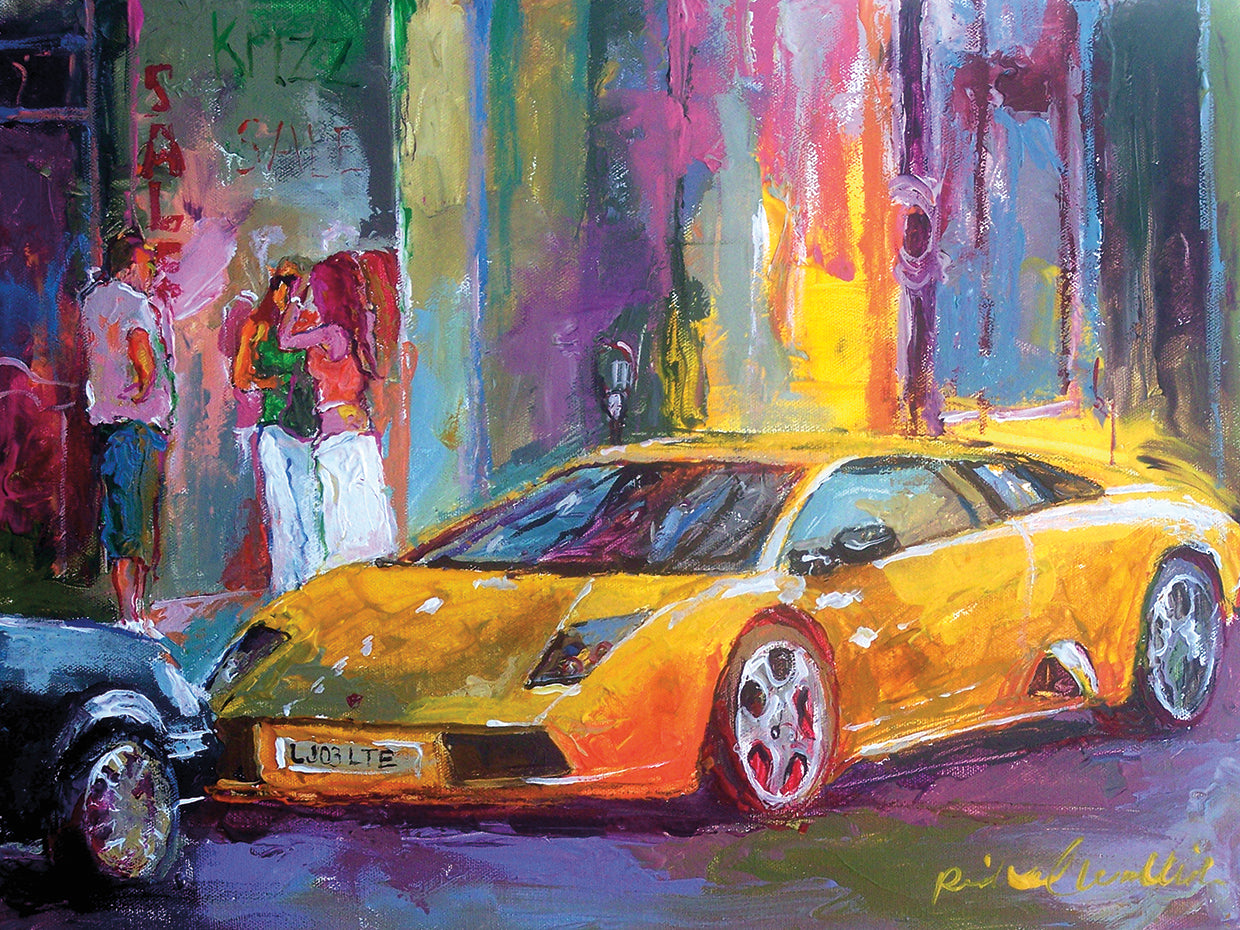 Lamb handcrafted art work on canvas or framed canvas prints by Richard Wallich 