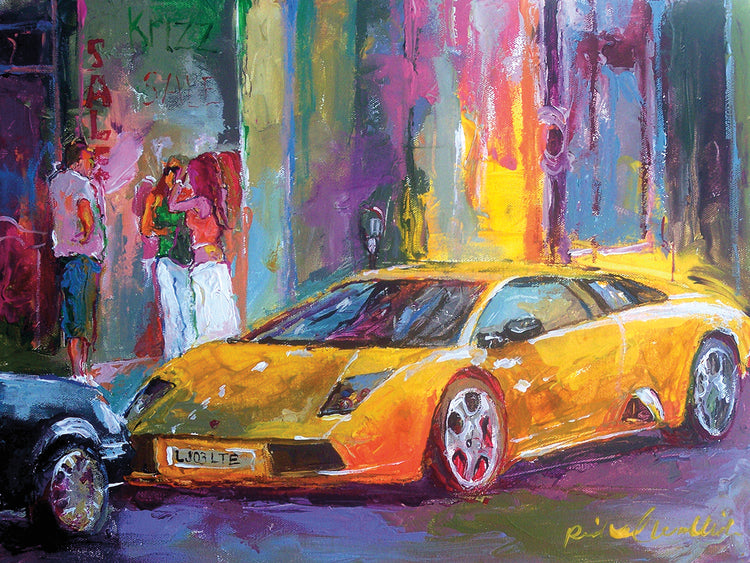 Lamb handcrafted art work on canvas or framed canvas prints by Richard Wallich 