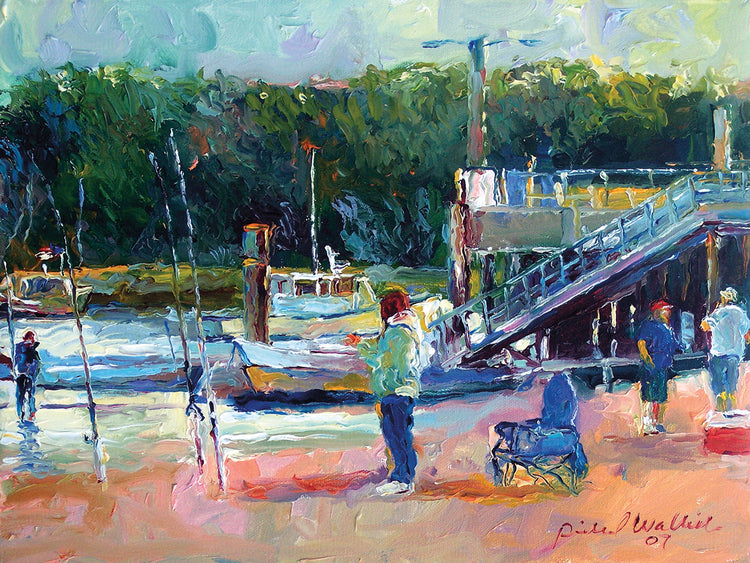 Saco handcrafted art work on canvas or framed canvas prints by Richard Wallich 