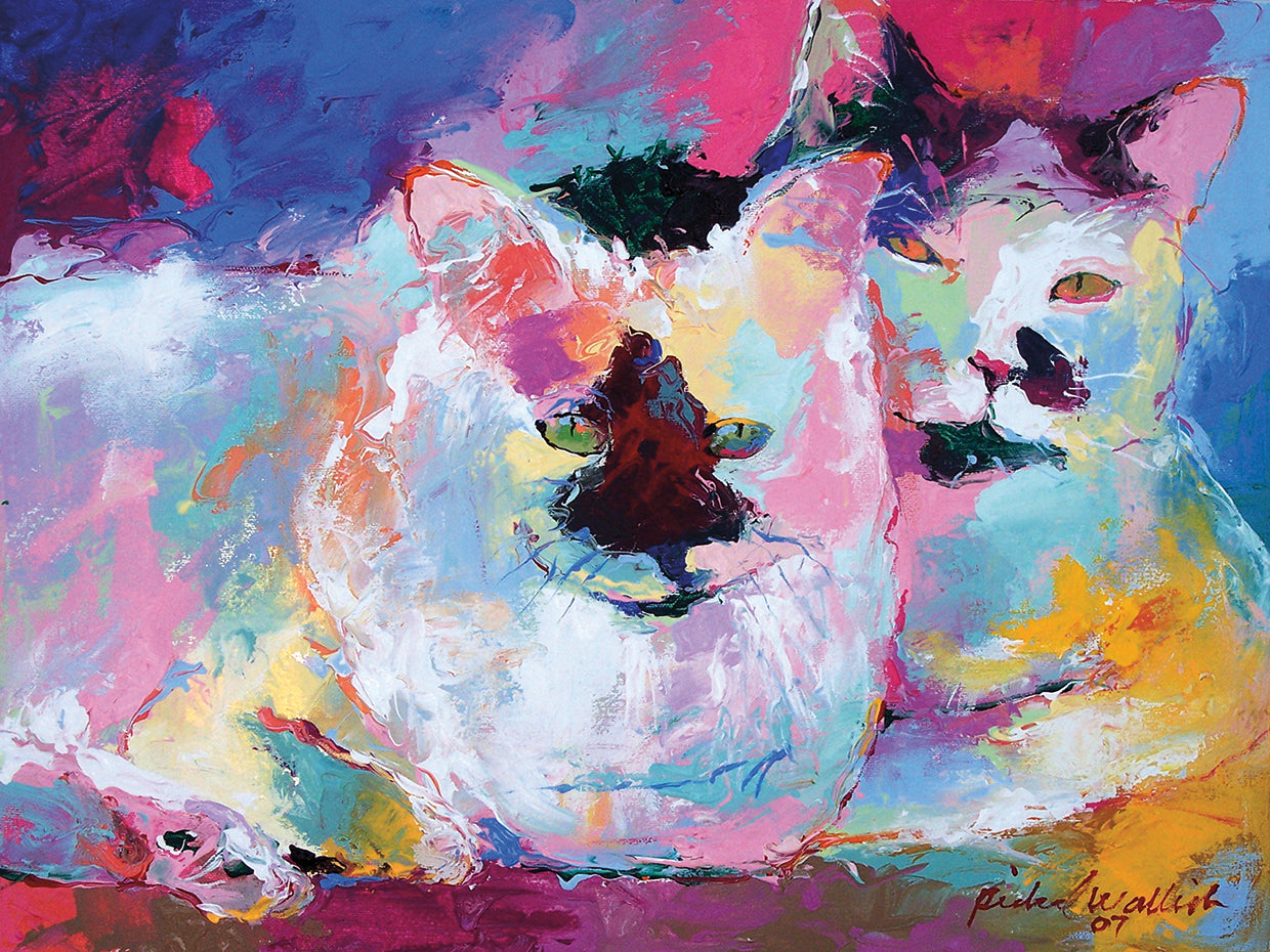 Jac handcrafted art work on canvas or framed canvas prints by Richard Wallich 