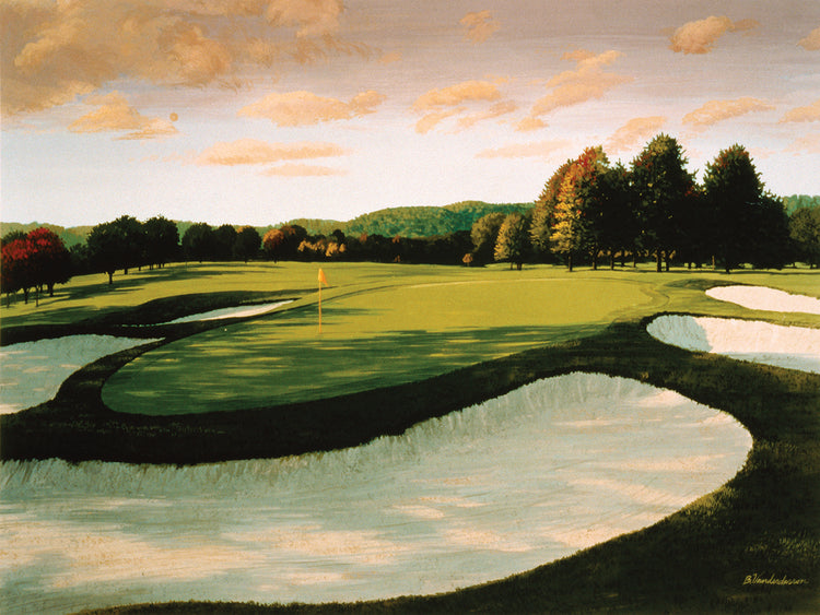 Campo de golf 8 Lienzo