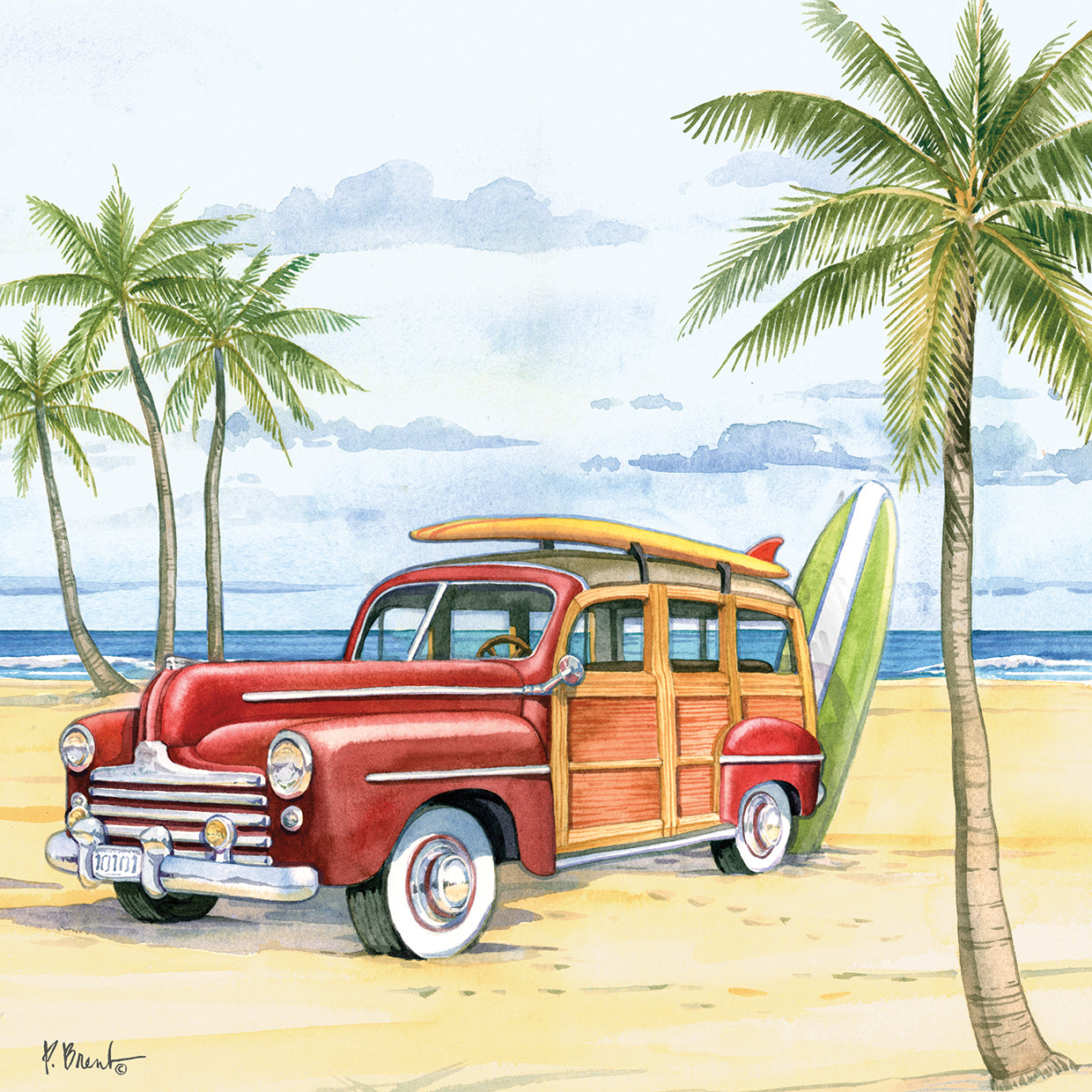 Huntington Woody I by Paul Brent - lowest price wall art work on large canvas & framed canvas prints