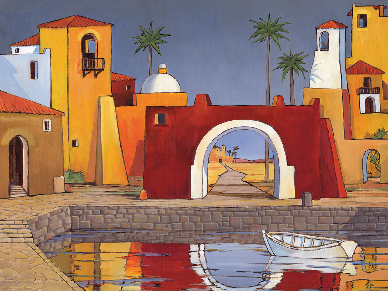 Puerto del Mar 2 by Paul Brent - highest quality handcrafted wall art work on large canvas & framed canvas prints