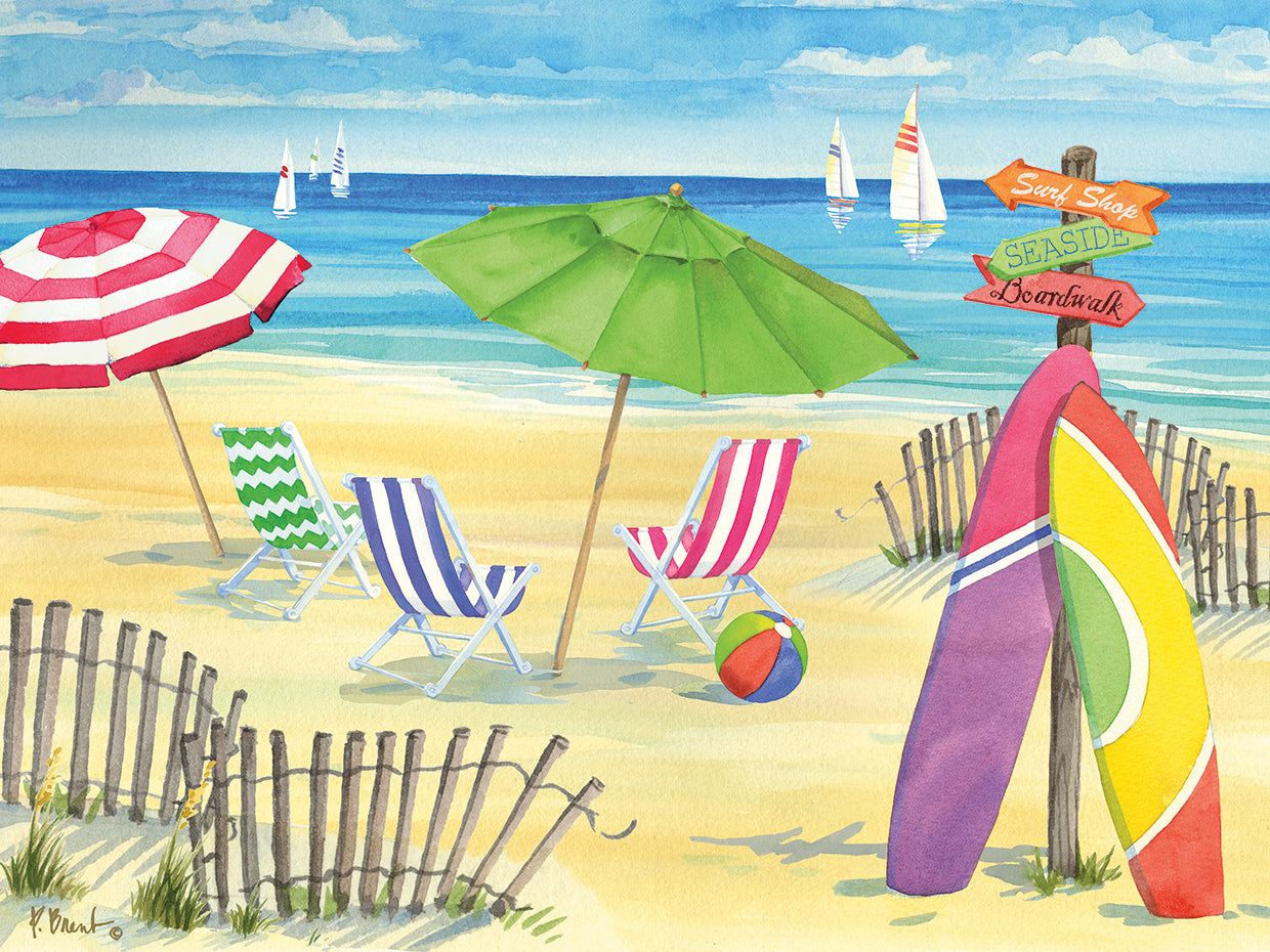 Summer Sun III by Paul Brent - museum quality wall art work on large canvas & framed canvas prints