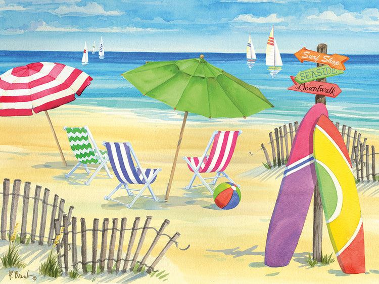 Summer Sun III by Paul Brent - museum quality wall art work on large canvas & framed canvas prints