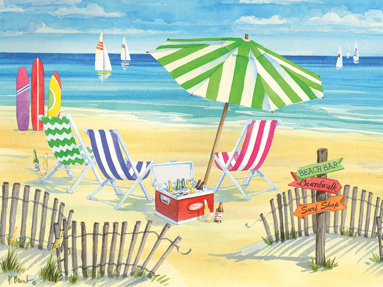 Summer Sun IV by Paul Brent  - highest quality handcrafted wall art work on large canvas & framed canvas prints