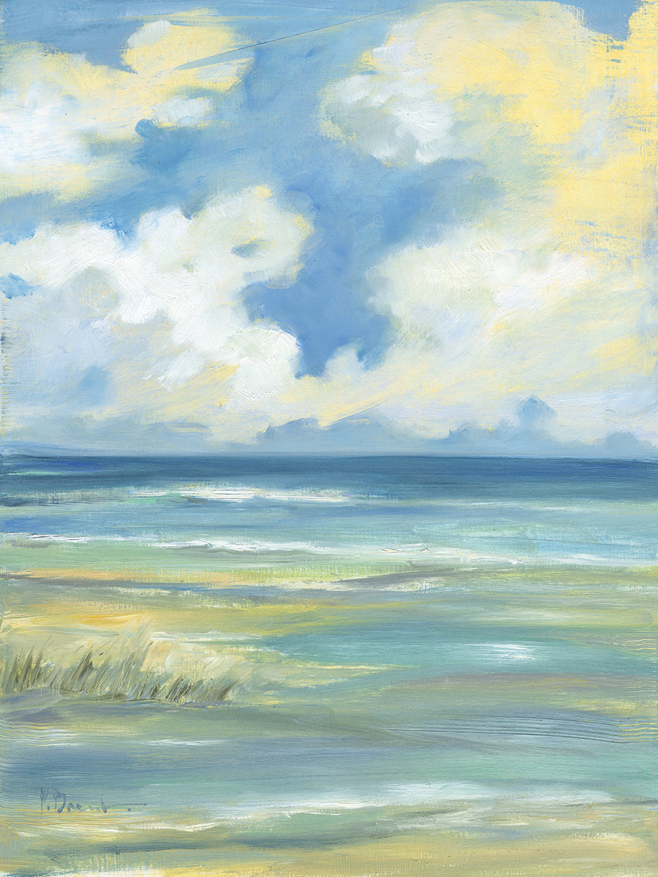 Beach Simplicity by Paul Brent - highest quality handcrafted wall art work on large canvas & framed canvas prints