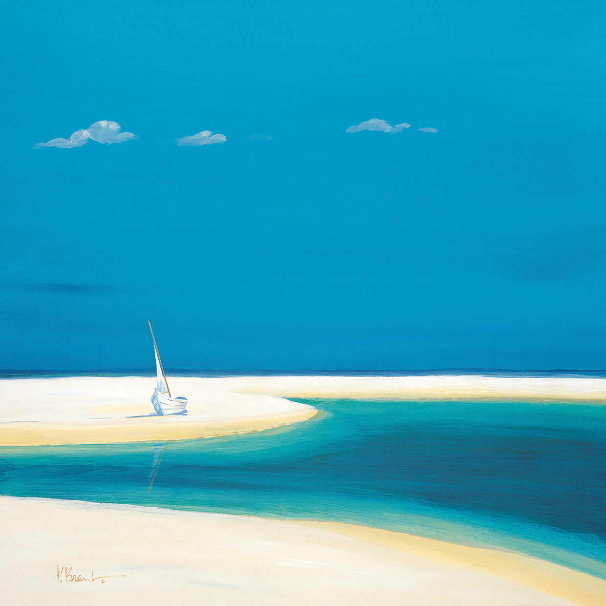 Serenity by Paul Brent - museum quality wall art work on large canvas & framed canvas prints