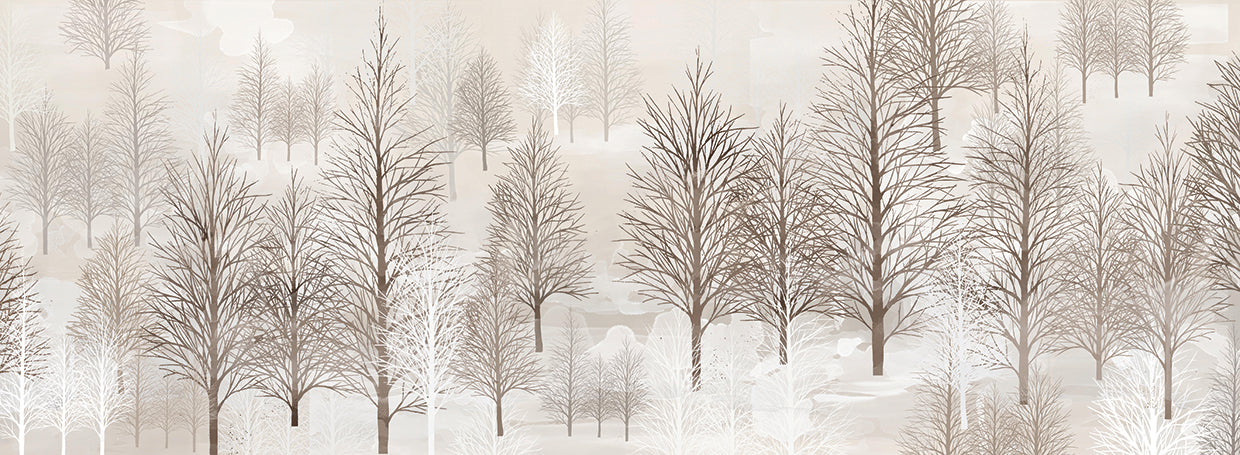 Bosque de invierno I Cuadro en lienzo