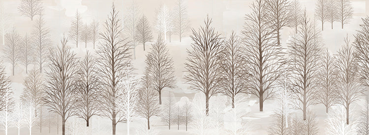 Bosque de invierno I Cuadro en lienzo