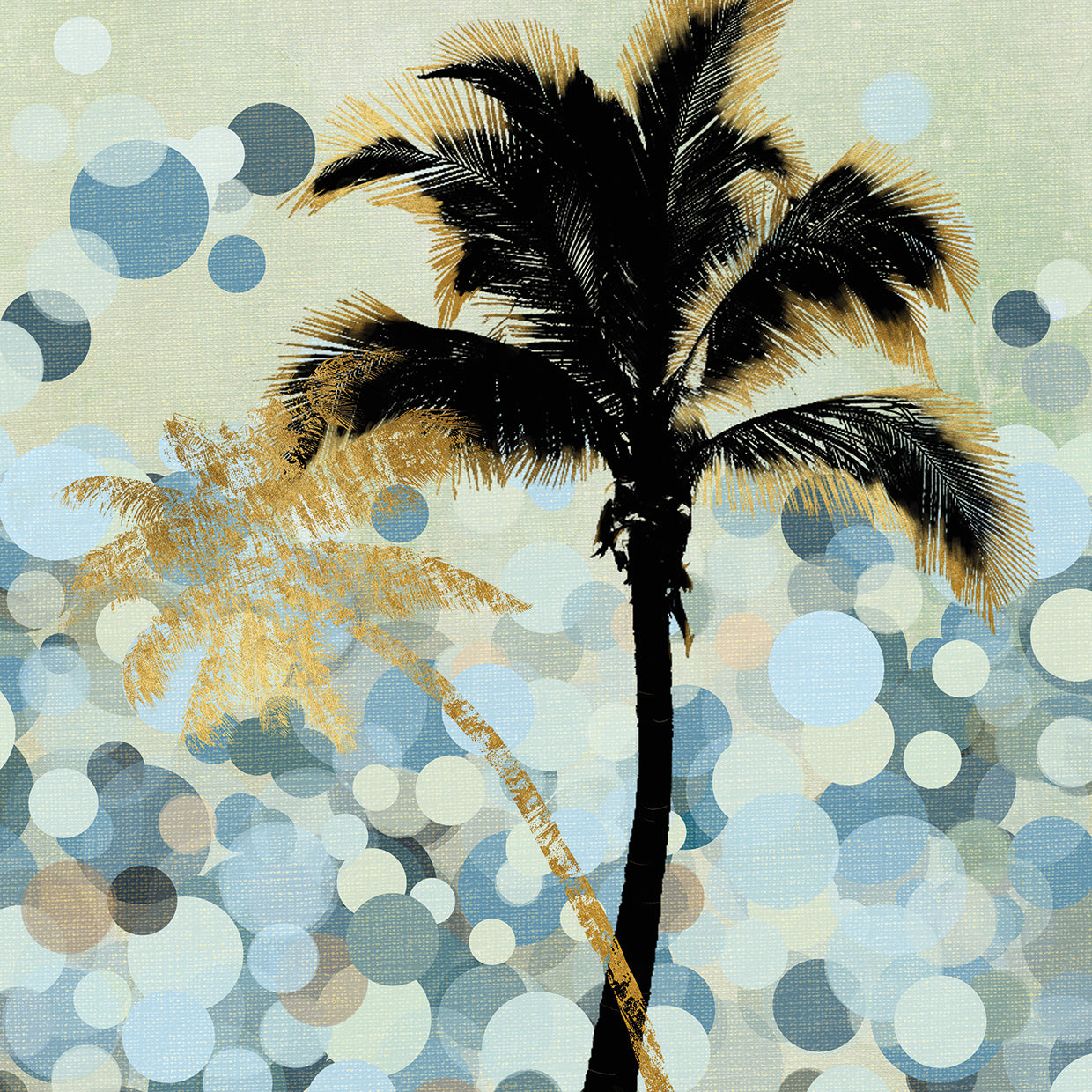 Polka Dot Palms I