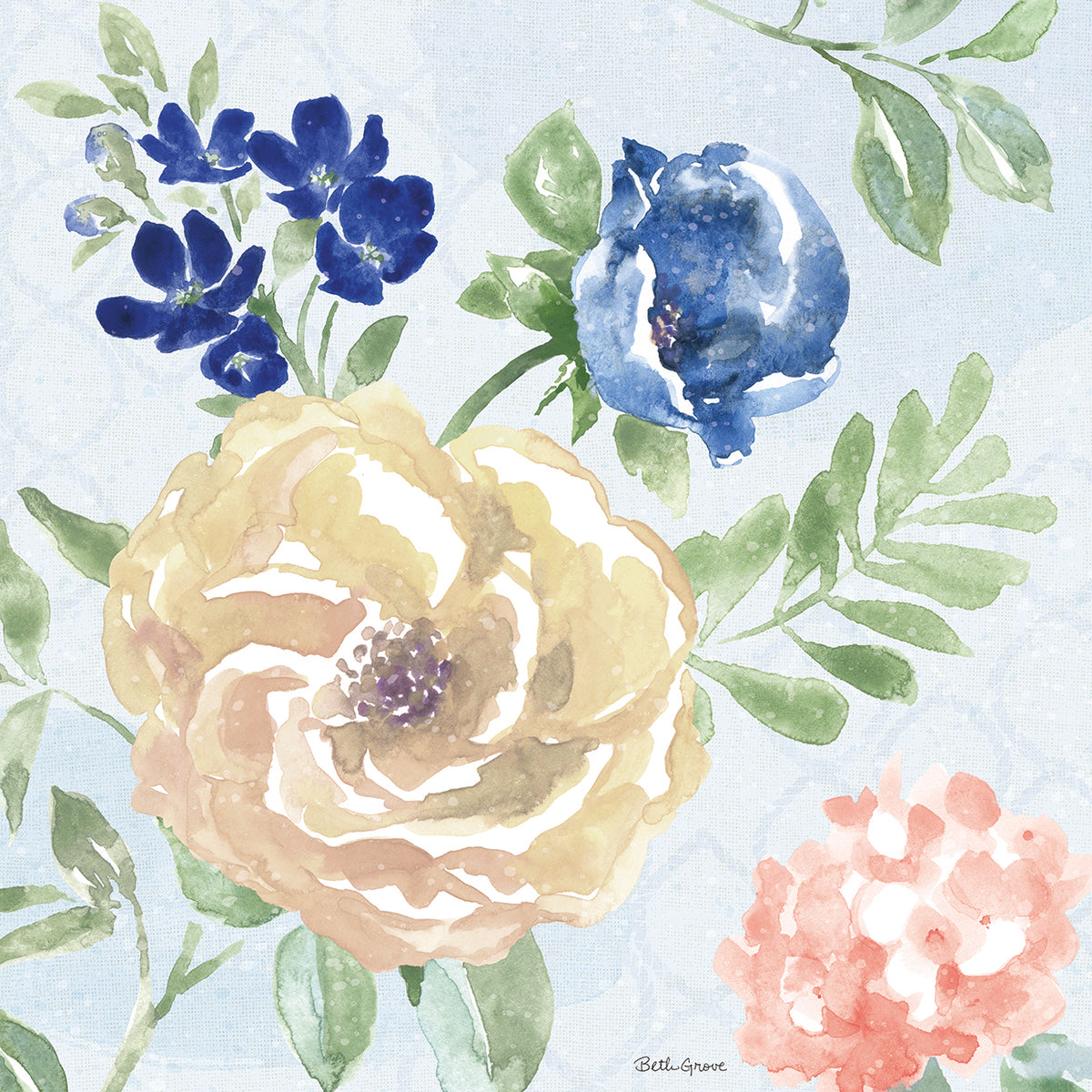 Coastline Botanical II Blue