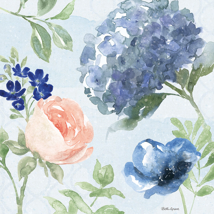 Coastline Botanical III Blue