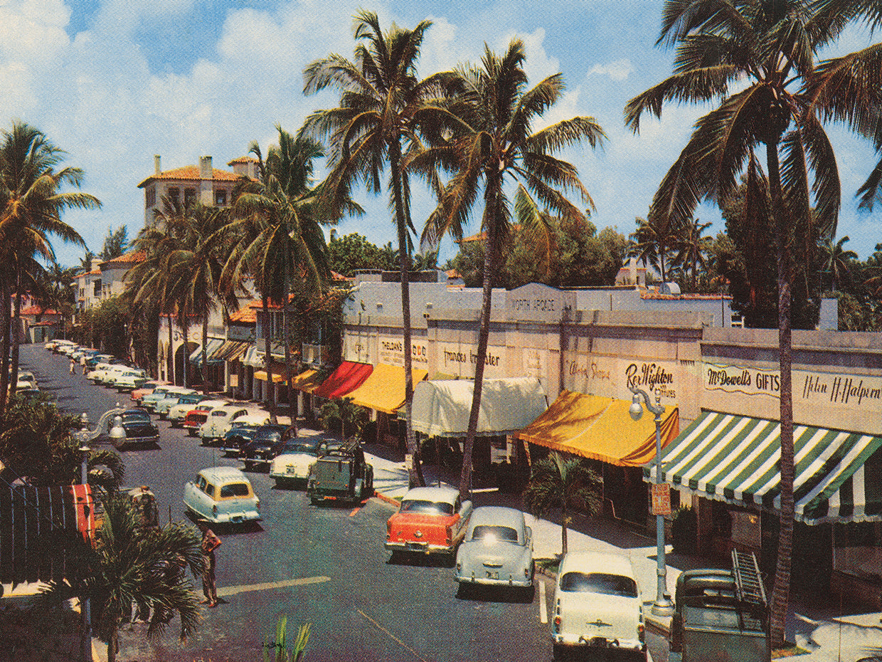 Arte de la lona de la postal IV de Florida