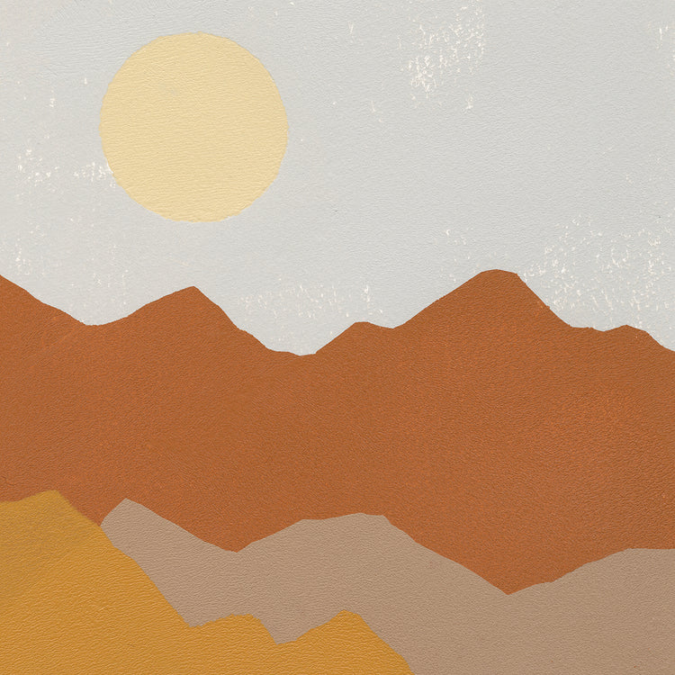 Desert Sun II by Moira Hershey - larger sizes handcrafted wall art work on large canvas & framed canvas prints