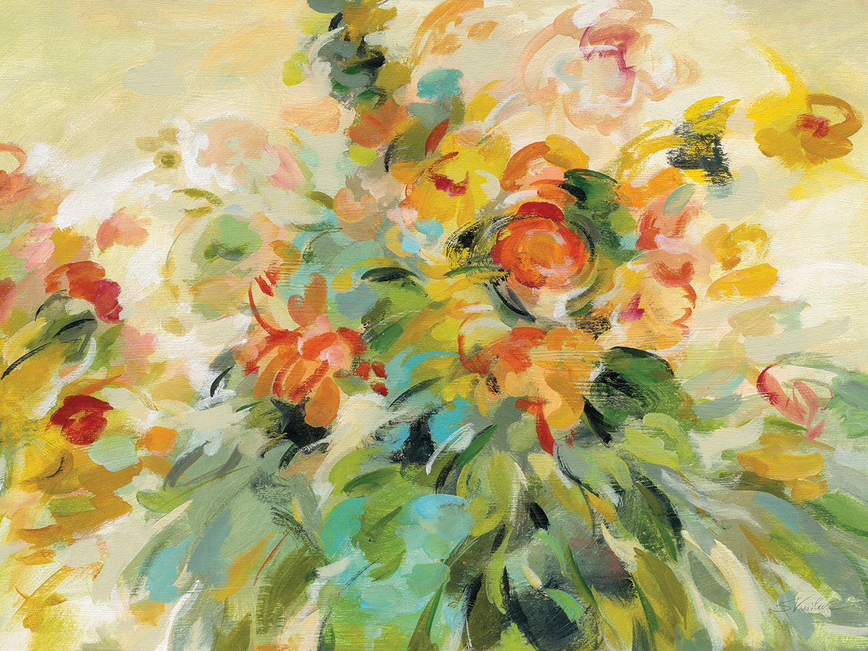 Festive Bouquet by Silvia Vassileva - lowest price wall art work on large canvas & framed canvas prints