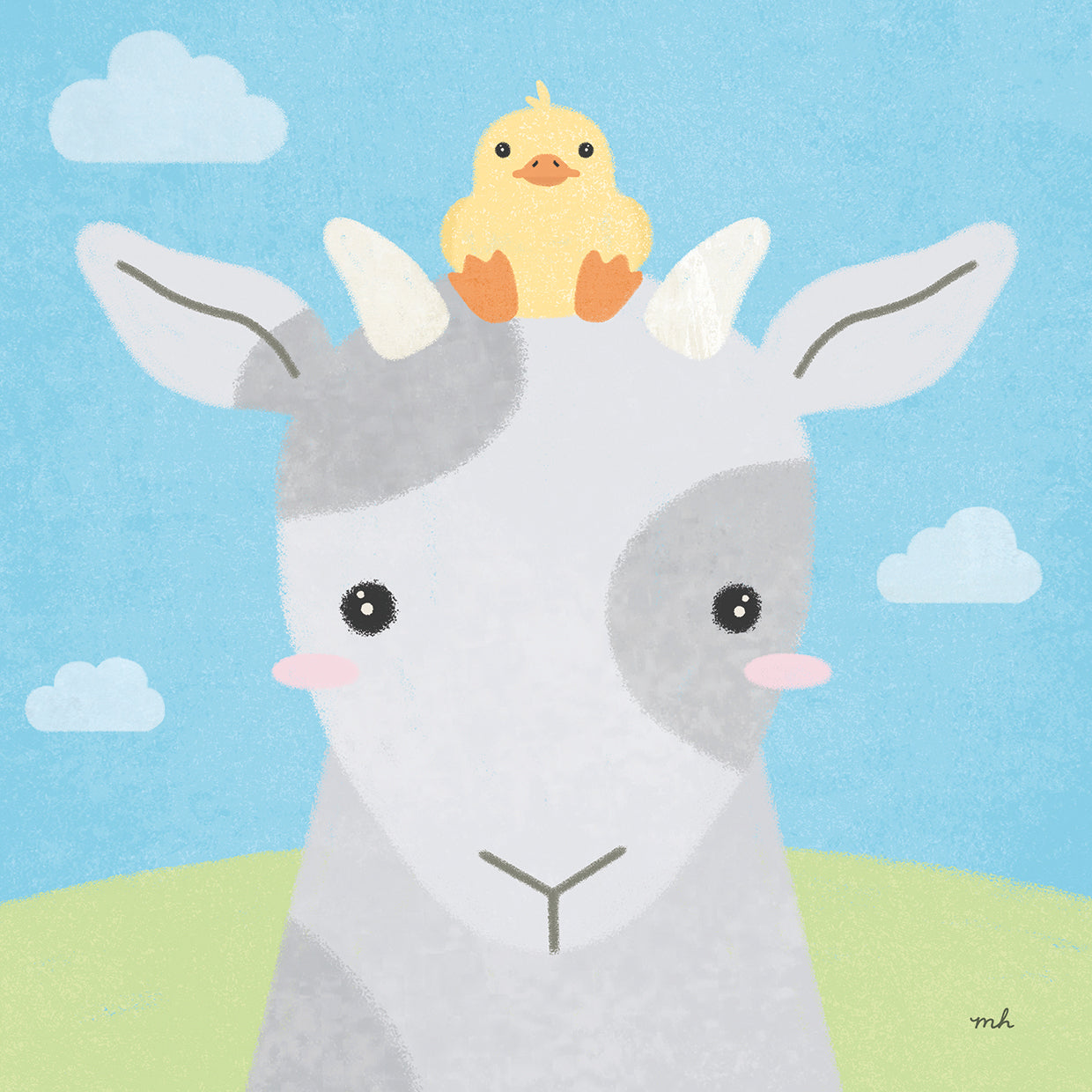 Barn Buddies IV by Moira Hershey - best quality handcrafted wall art work on large canvas & framed canvas prints