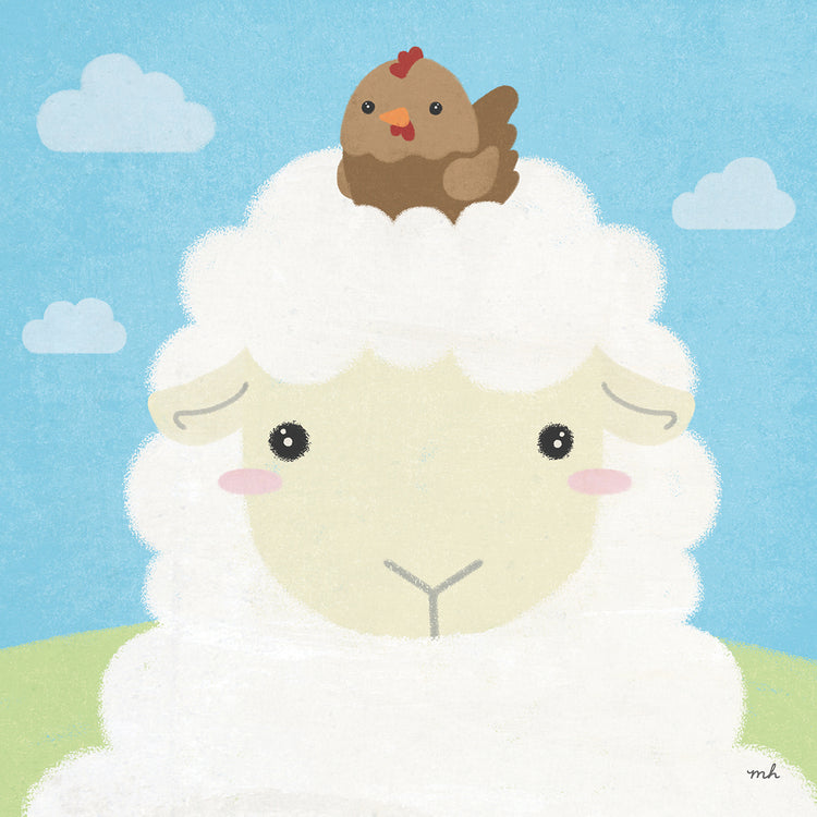 Barn Buddies III by Moira Hershey - museum quality wall art work on large canvas & framed canvas prints