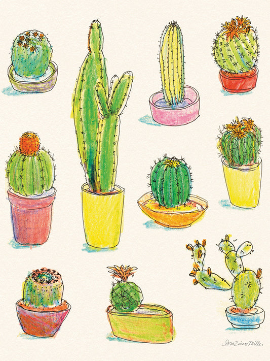 Cacti Garden I Canvas Art